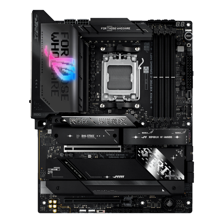 Tarjeta Madre ASUS ROG STRIX X870E-E GAMING WIFI- S-AM5- ATX- Compatible con DDR5