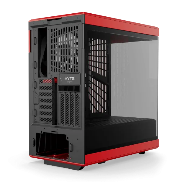 Gabinete HYTE Y40 S-Tier Aesthetic Case ATX Negro/Rojo