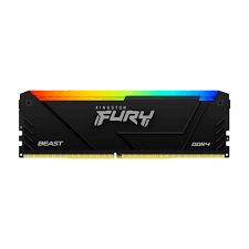 Kit Memoria RAM Kingston FURY Beast RGB DDR4 3600MHz 16GB 2x8GB