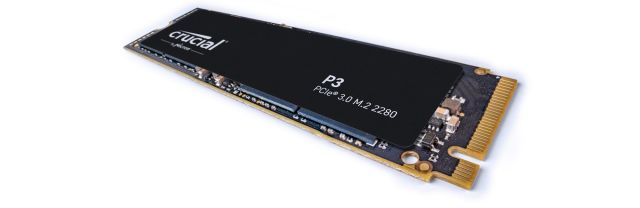Unidad SSD M.2 Crucial P3 500GB PCIe 3.0