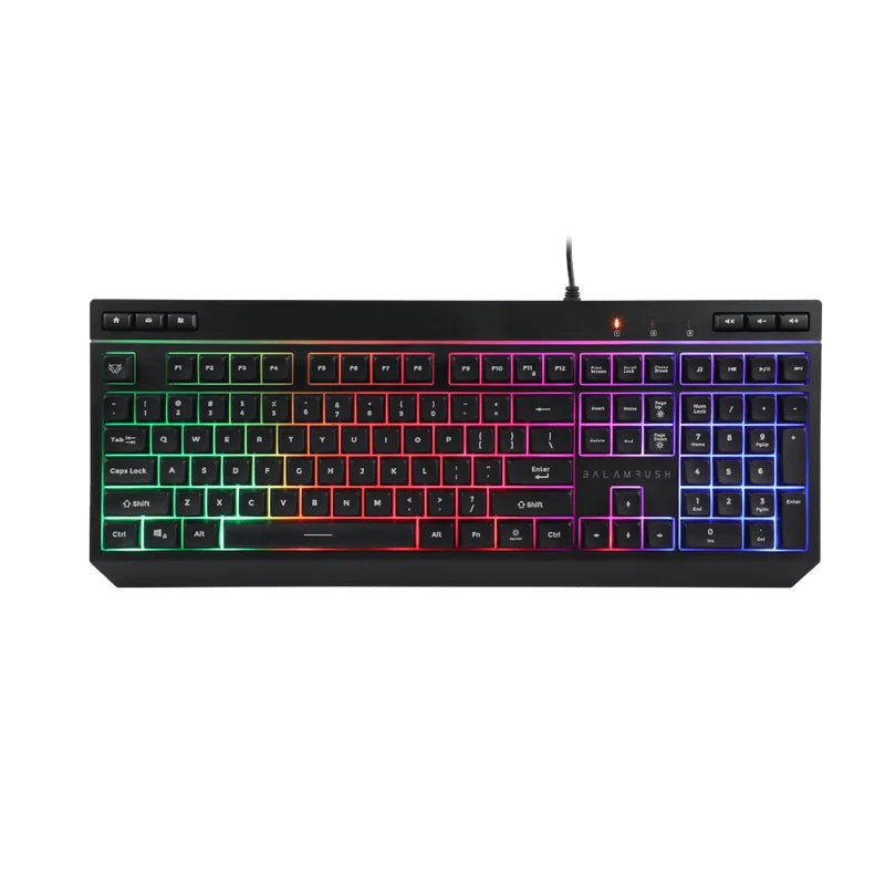 Kit Gamer De Teclado Y Mouse Balam Rush Squad Master Plus KTM555 | Alambrico | Negro