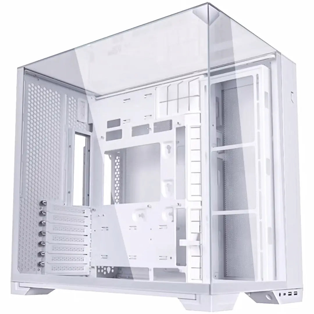Gabinete Lian Li O11 Vision Compact White | Cristal Temperado Malla | E-ATX