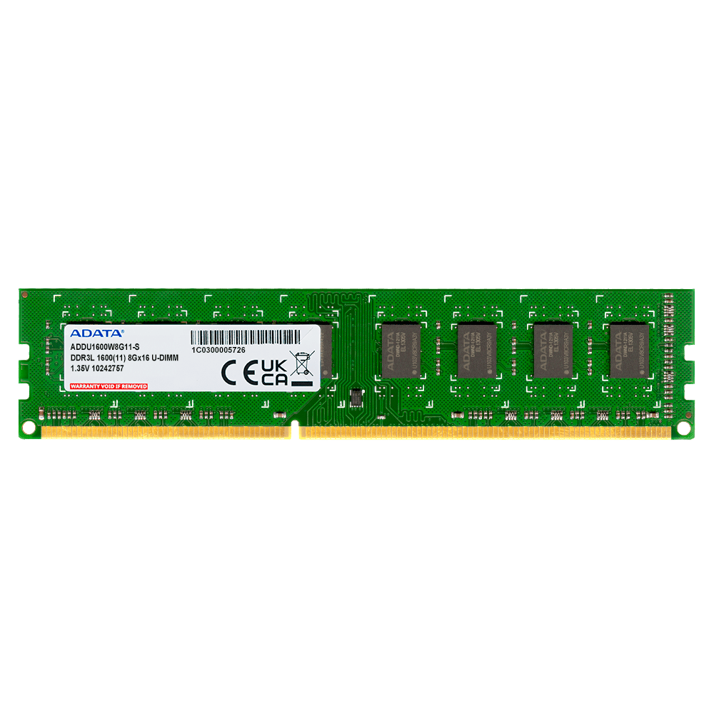 Memoria RAM DIMM ADATA 8GB DDR3L 1600MHz