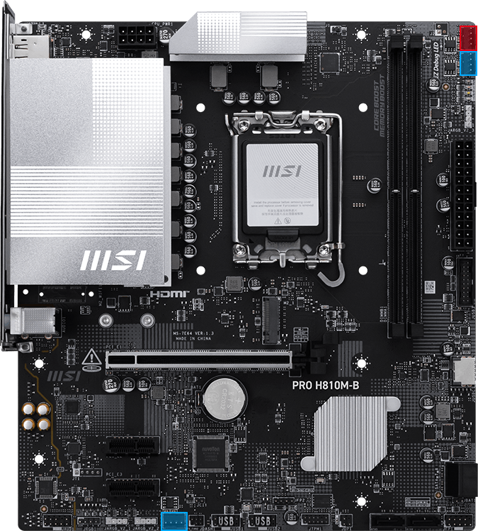 Tarjeta Madre MSI PRO H810M-B Socket 1851