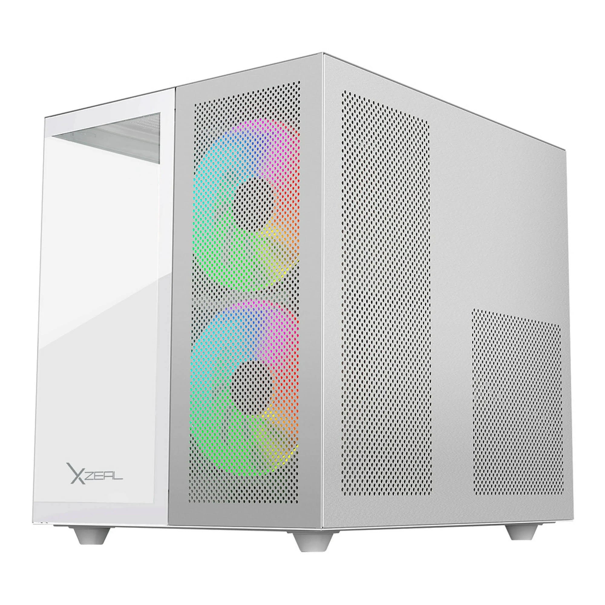 Gabinete XZEAL CXi1 Cubo - Micro ATX - Blanco