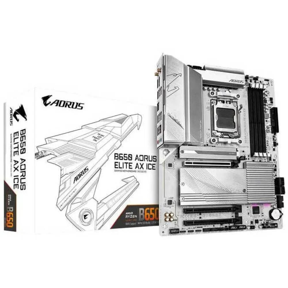 Tarjeta Madre Gigabyte B650 A Elite AX | ATX | Ice Socket AM5 | DDR5 8000Mhz