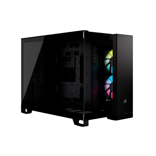 Gabinete Corsair iCUE LINK 2500X RGB - Micro ATX - Negro