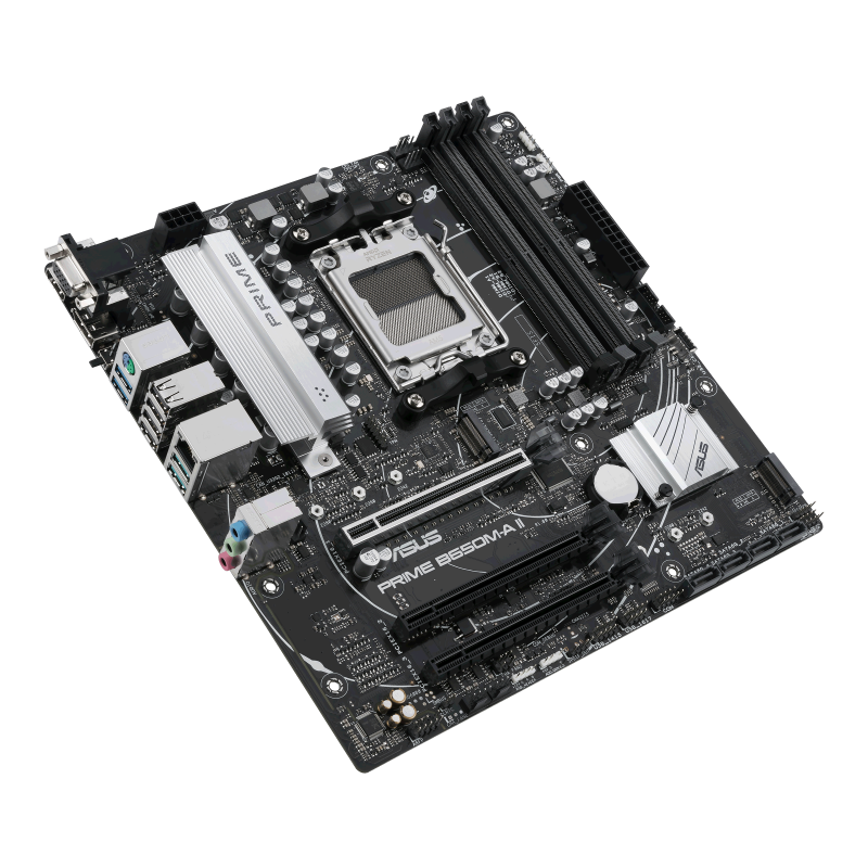 Tarjeta Madre ASUS PRIME B650M-A II S-AM5 Micro ATX Compatible Con DDR5