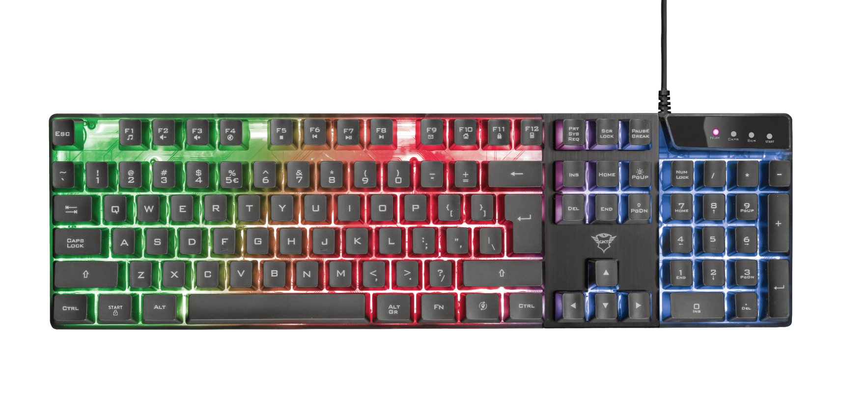 Teclado Trust GXT 835 Azor RGB