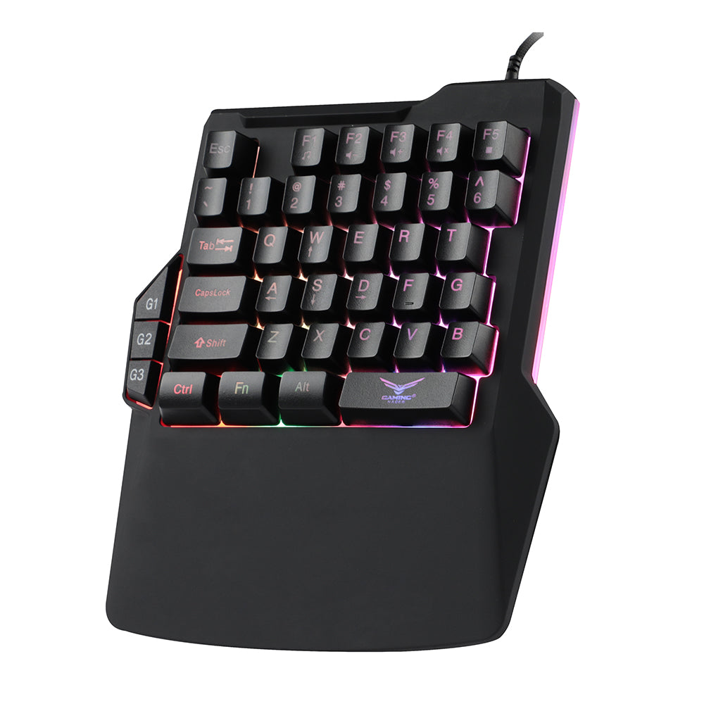 Teclado Naceb NA-0938 Atheris RGB Black