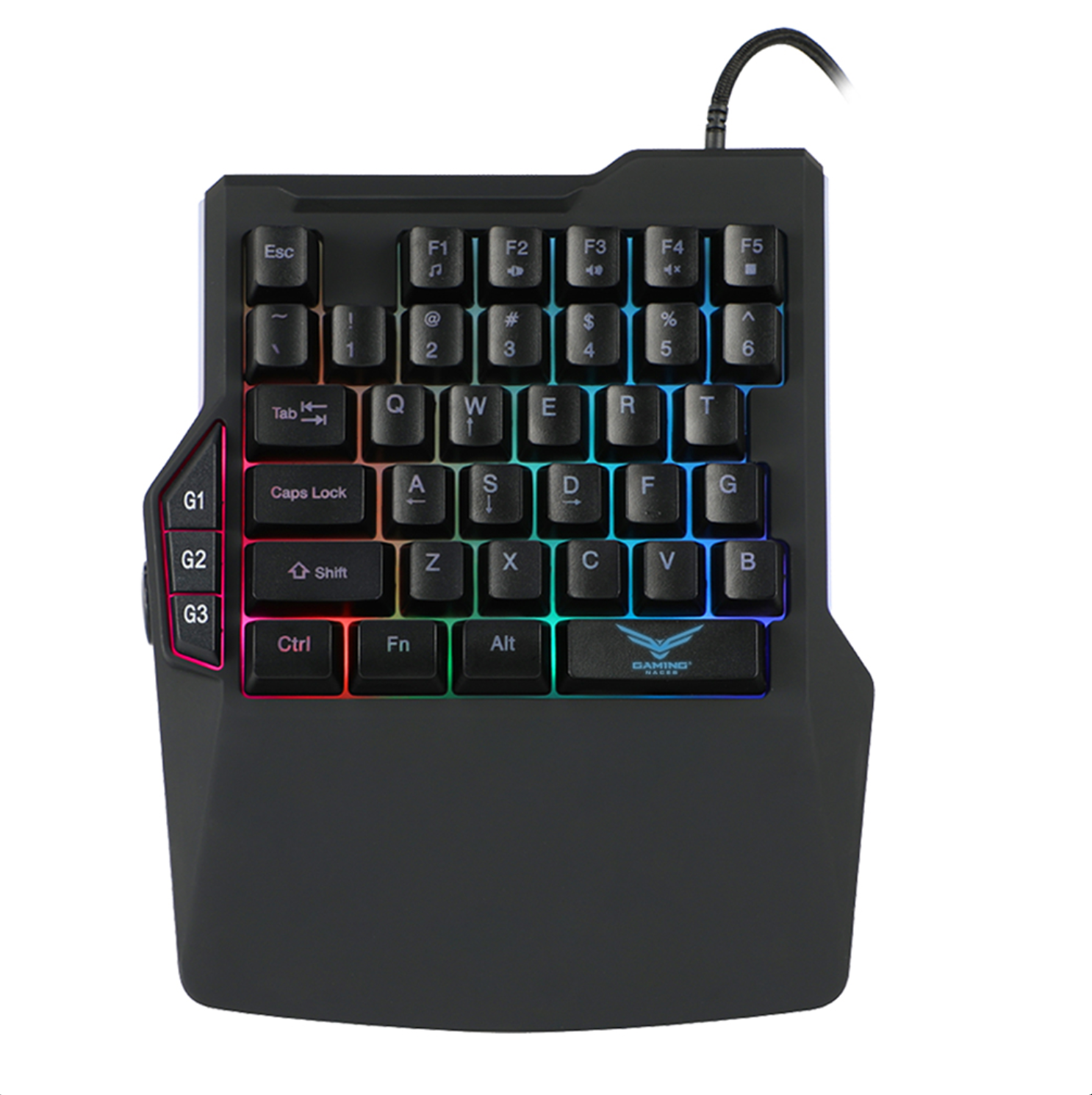 Teclado NACEB NA-0938 ATHERIS RGB Black