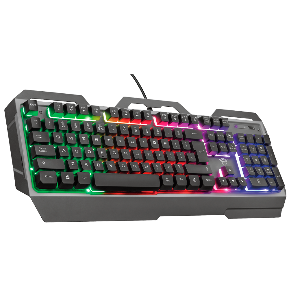 Teclado Metálico Trust GXT 856 Torac RGB