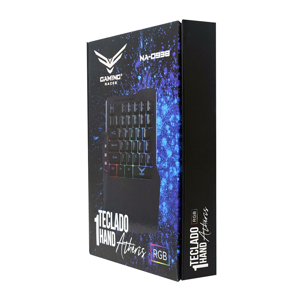 Teclado Naceb NA-0938 Atheris RGB Black
