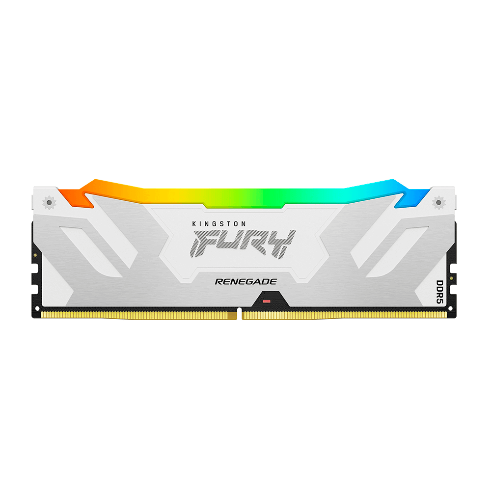 Memoria RAM DIMM Kingston Fury Renegade Blanco RGB XMP 16GB DDR5 6400MTS CL32