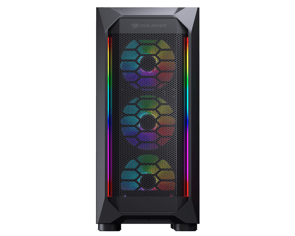Gabinete Cougar MX410 Mesh-G RGB - ATX - Negro