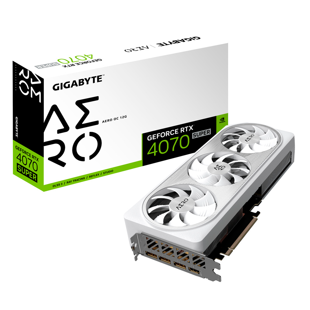 Tarjeta Video GIGABYTE Geforce RTX 4070 SUPER AERO OC - 12GB