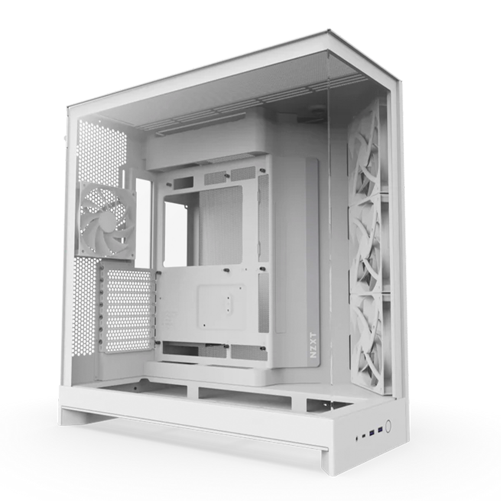 Gabinete NZXT H9 Flow - E-ATX - Blanco