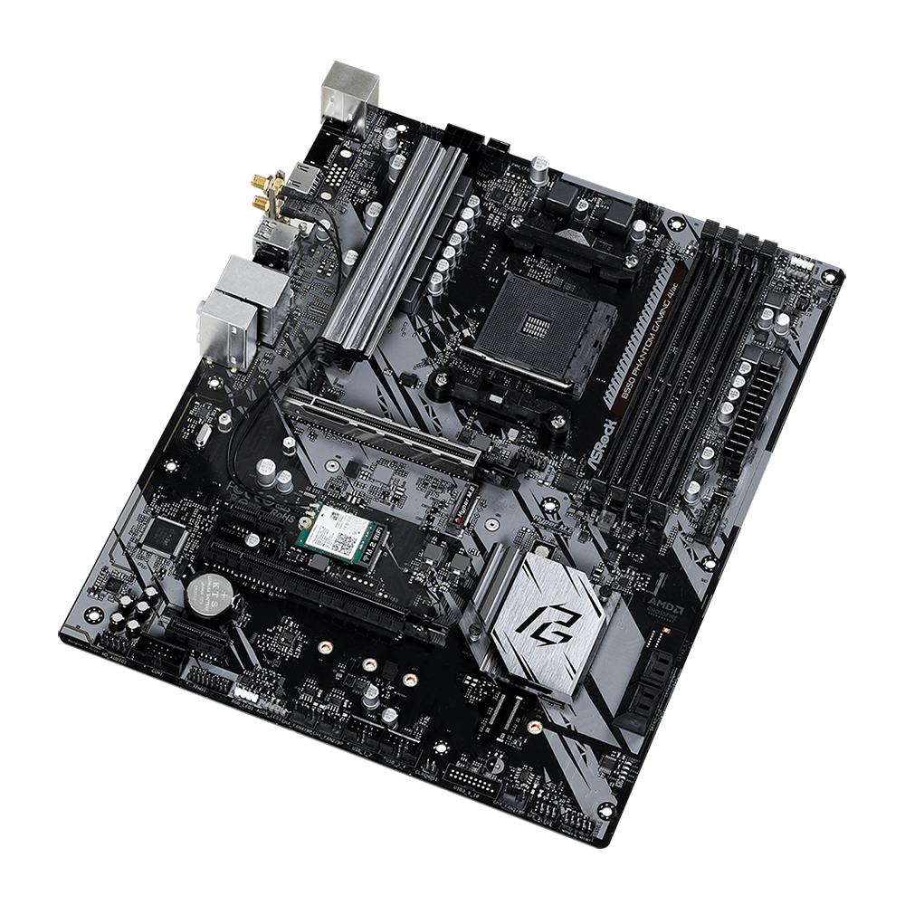 Tarjeta Madre ASROCK B550 PHANTOM Gaming 4 AC, S-AM4, ATX, Compatible con DDR4