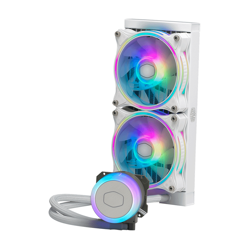 Enfriamiento Liquido Cooler Master MasterLiquid L240 Illusion 240mm ARGB - Blanco