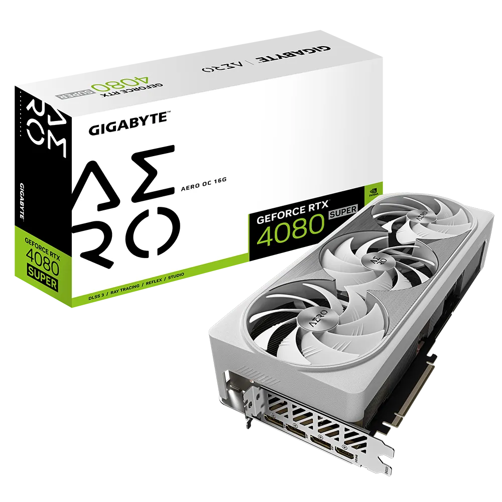 Tarjeta de Video GIGABYTE GeForce RTX 4080 SUPER AERO OC 16GB