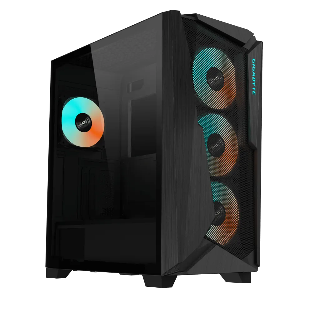 Gabinete GIGABYTE C301 GLASS Black - EATX