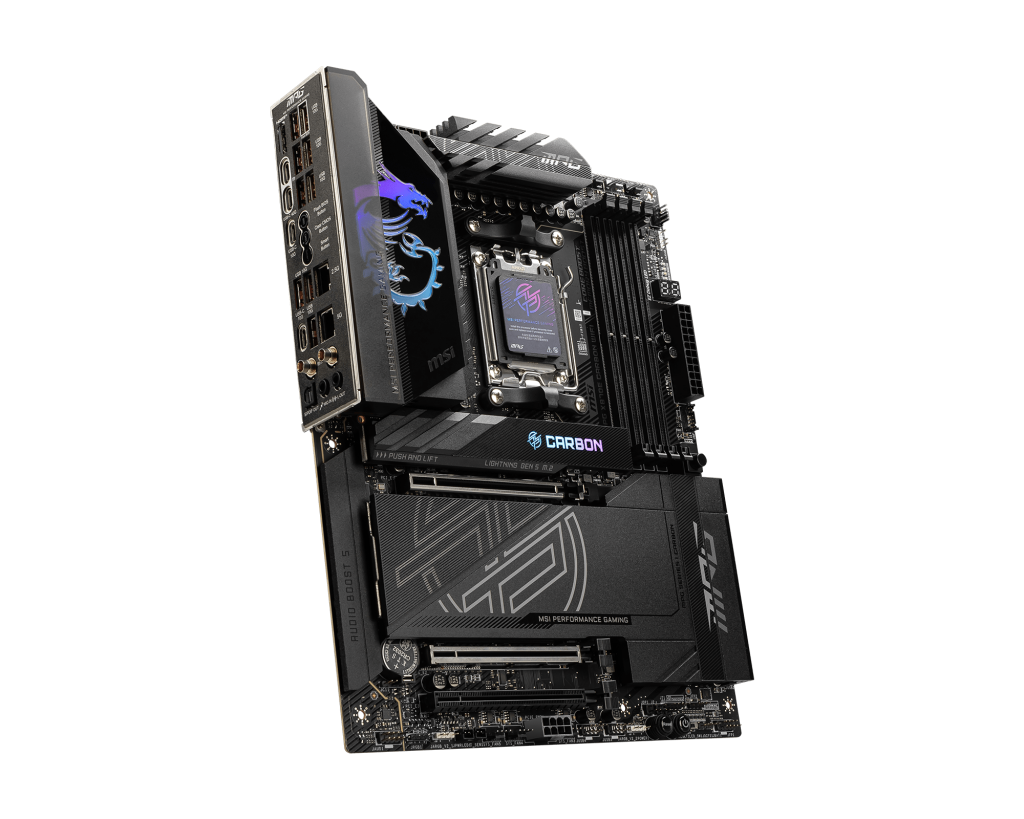 Tarjeta Madre MSI MPG X870E CARBON WIF- S-AM5- ATX- Compatible con DDR5