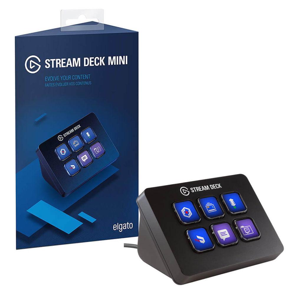 Teclado Elgato Stream Deck Mini, 6 Teclas, Alámbrico, USB, Negro