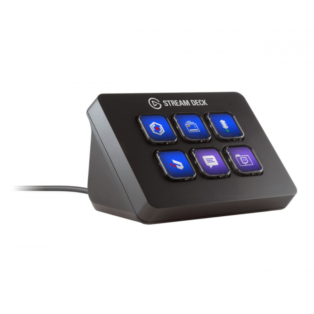 Teclado Elgato Stream Deck Mini, 6 Teclas, Alámbrico, USB, Negro