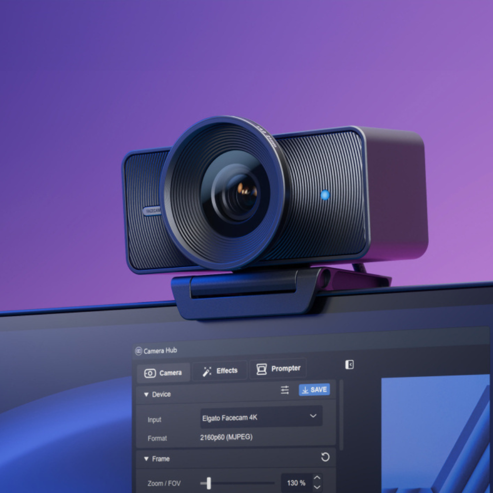 Webcam Elgato 10WAF9901, 8MP, 4K Ultra HD 3840 x 2160, USB-C