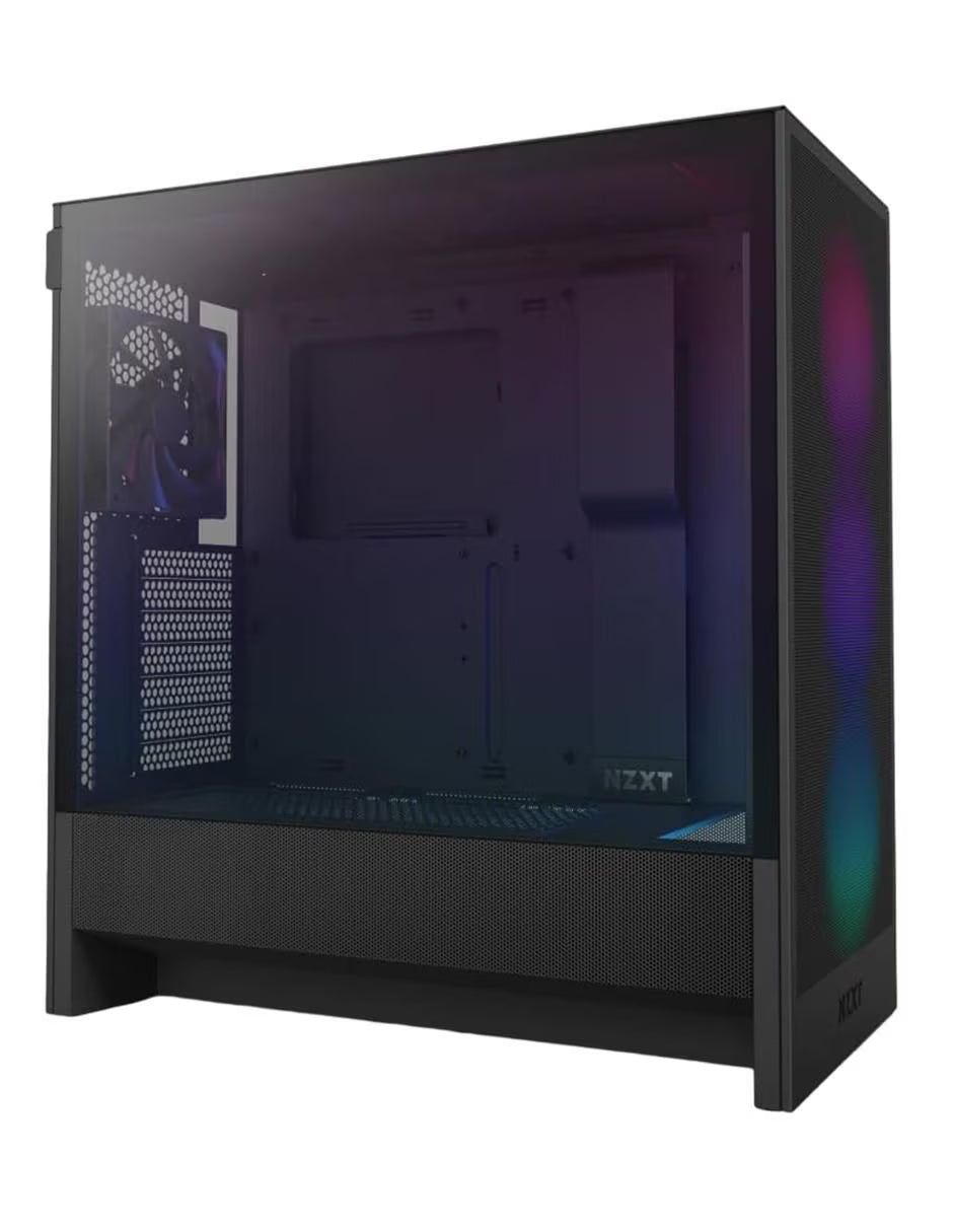 Gabinete NZXT H5 Flow RGB- ATX- Negro
