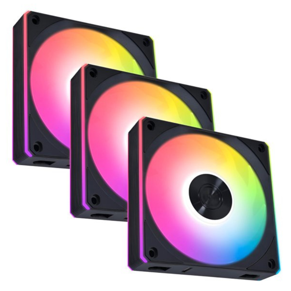 Kit de Ventiladores Lian Li Unifan Cl, Aspas Invertidas, RGB, Wireless, 3x120mm, Negro