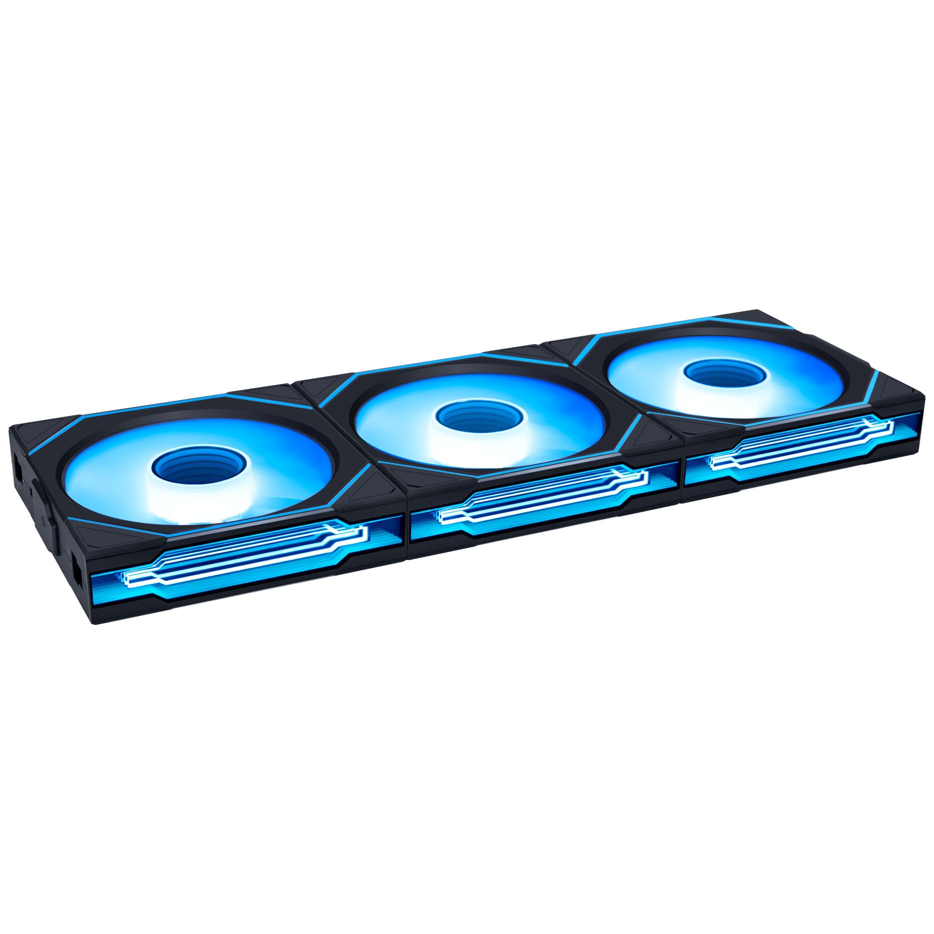 Kit de 3 Ventiladores Lian Li Sl Infinity Black Rgb Wireless 3x120Mm