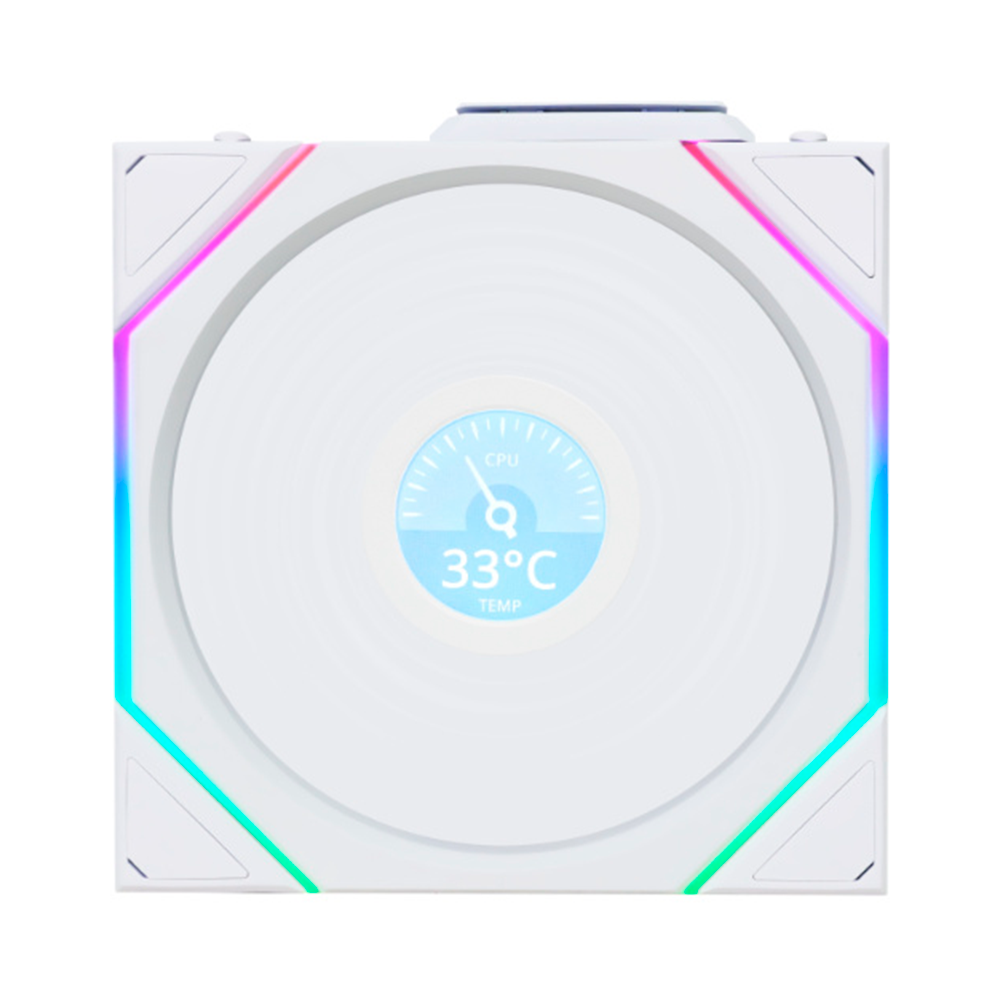 Ventilador Lian Li Black Uni Fan TL White RGB Wireless 120mm