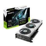 Tarjeta de Video GIGABYTE GeForce RTX 4060 EAGLE OC ICE 8GB