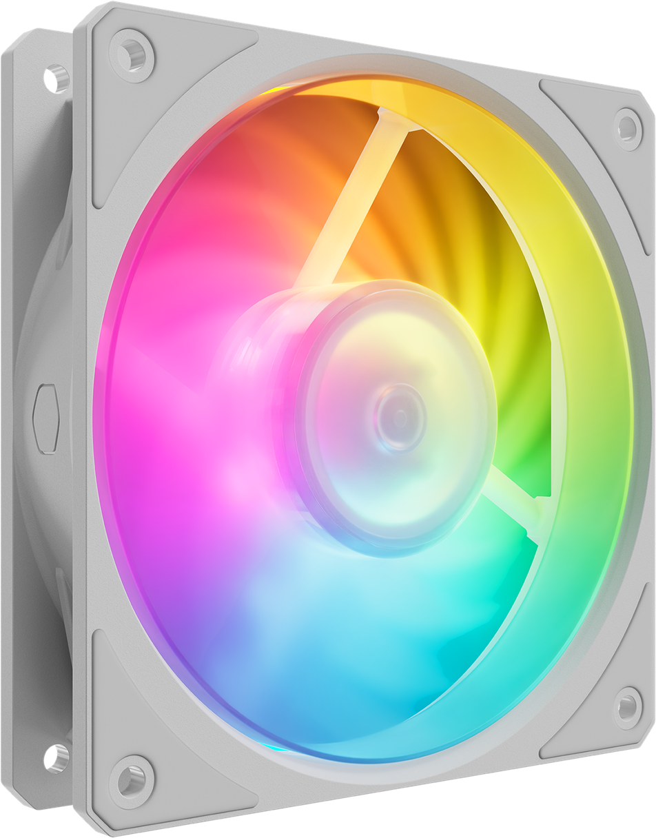 Ventilador Cooler Master Mobius 120mm Blanco ARGB