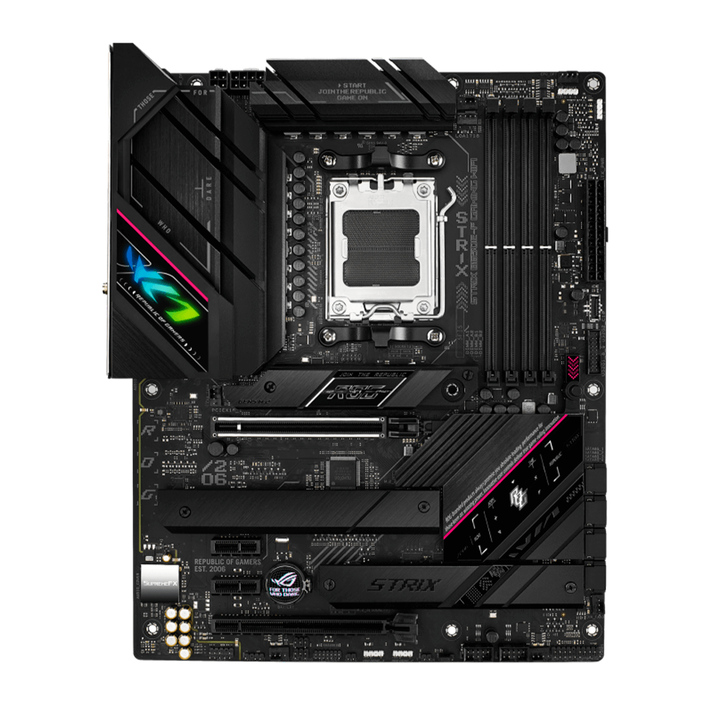 Tarjeta Madre ASUS ROG Strix B650E-F GAMING WIFI- S-AM5- ATX- Compatible con DDR5
