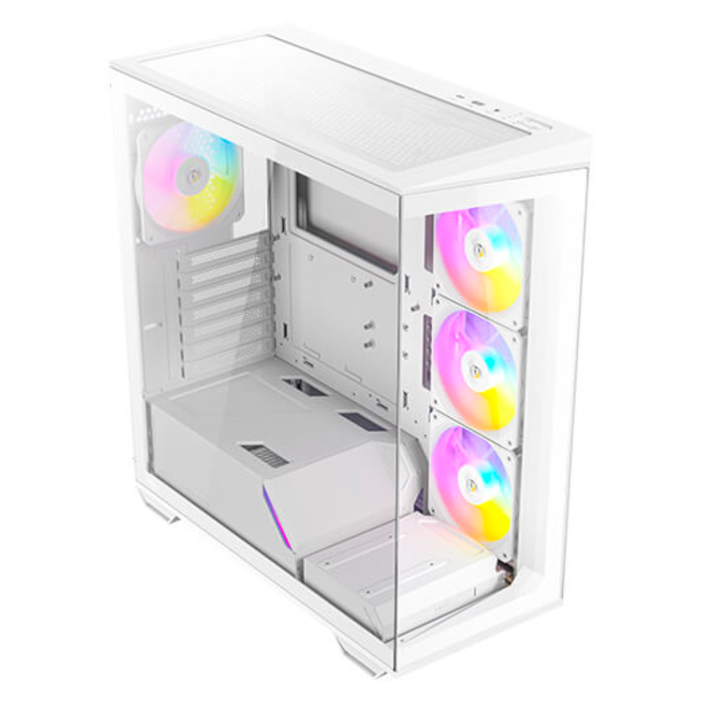Gabinete Antec Constellation C3 ARGB ATX, Incluye 4 Ventiladores, Blanco