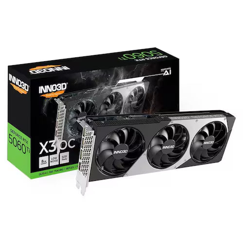 Tarjeta de Video Inno3D Nvidia GeForce RTX 5060Ti X3 OC 8GB GDDR7