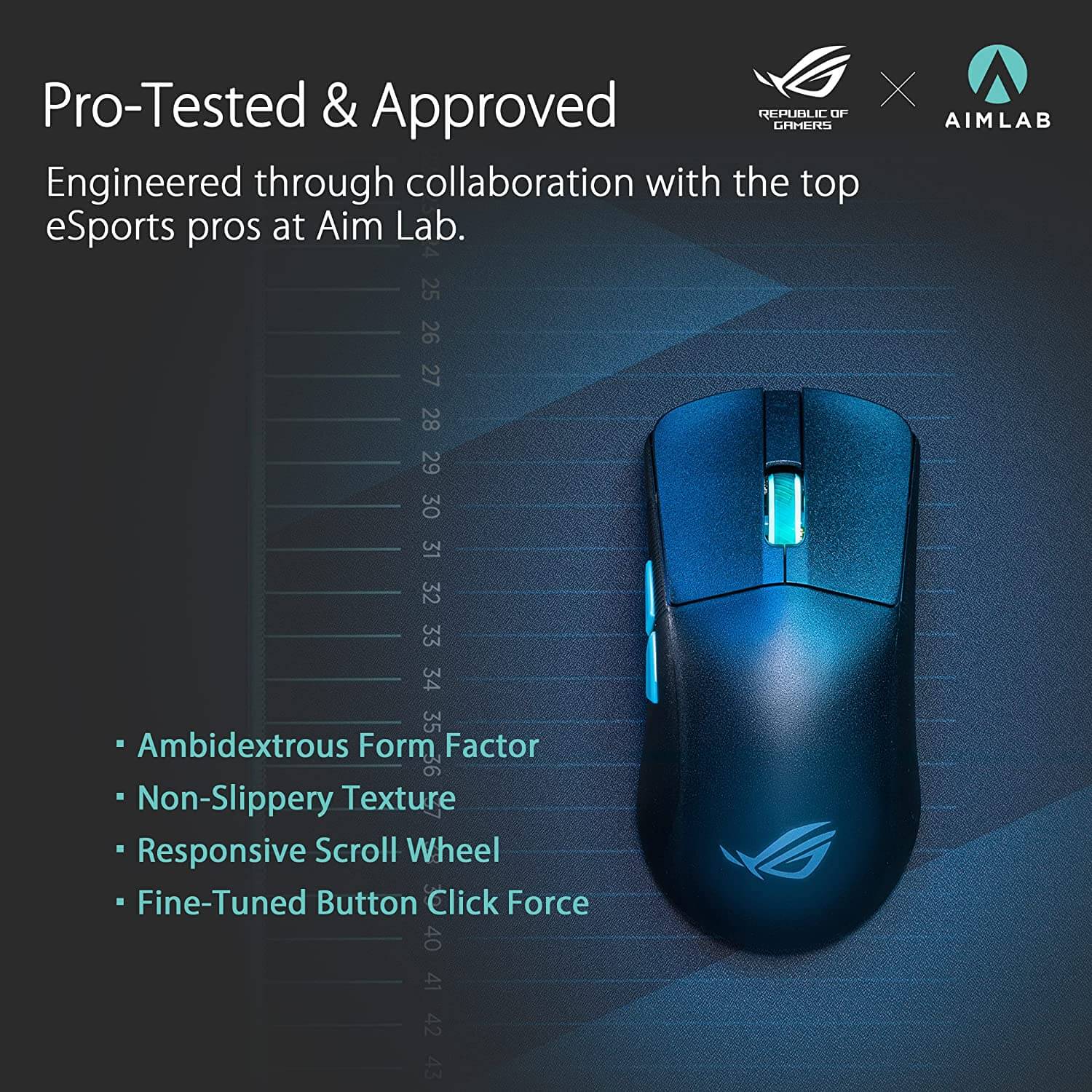 Mouse Gamer ASUS Óptico P713 ROG Harpe Ace Aim Lab Edition, Inalámbrico