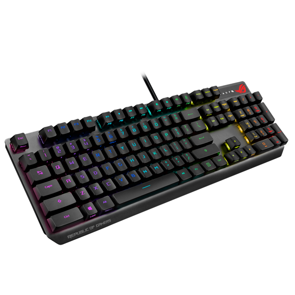 Teclado Gamer Mecánico ASUS ROG STRIX SCOPE - Switch Cherry MX BLUE