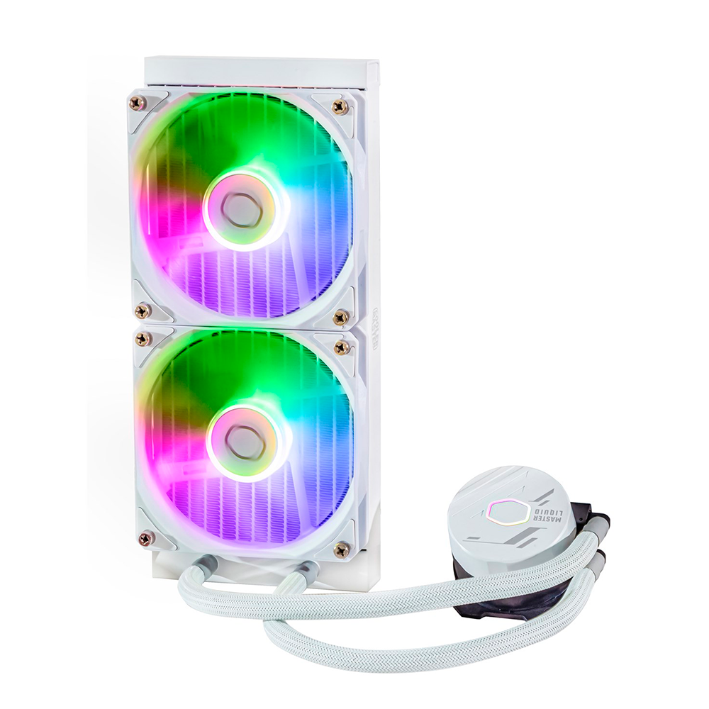 Enfriamiento Líquido Cooler Master MasterLiquid 240L Core ARGB Blanco