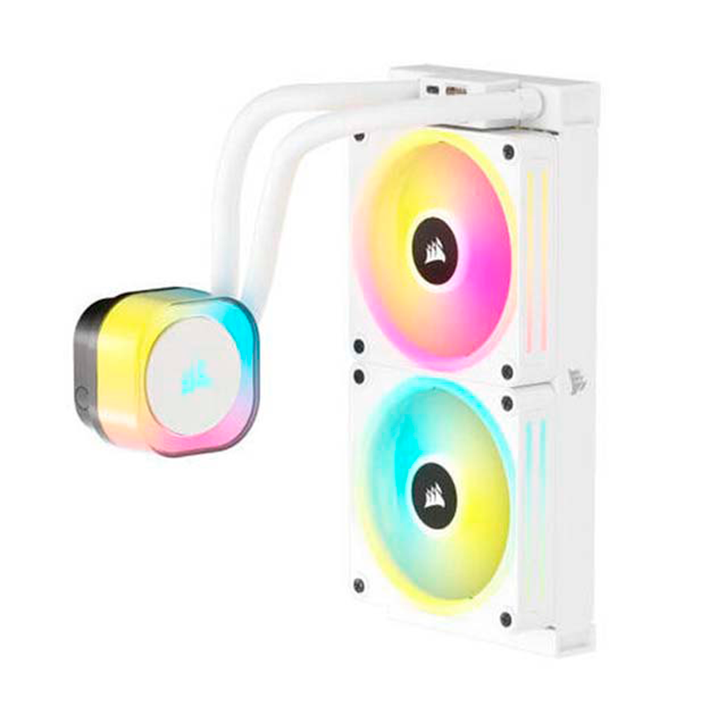 Enfriamiento Liquido AIO Corsair iCUE LINKH100I RGB 240MM BLANCO