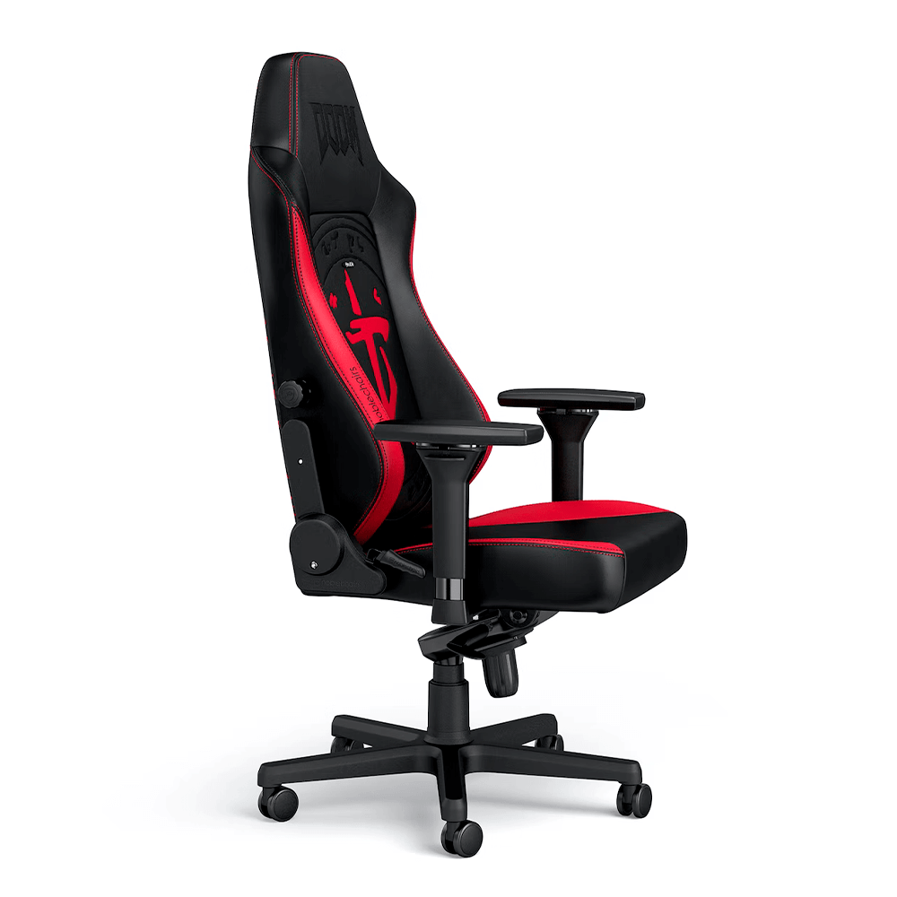 Silla Gamer Noblechairs Hero Doom Edition negro-rojo