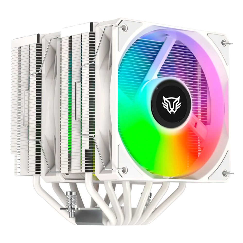 Disipador para CPU Balam Rush Nitrox NX70W, ARGB, Blanco