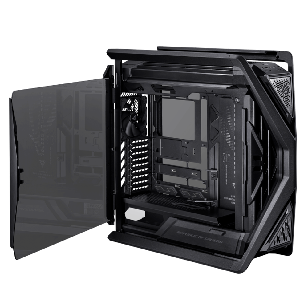 Gabinete ASUS ROG Hyperion GR701 BTF Edition ARGB, E-ATX, Incluye 4 Ventiladores, Negro