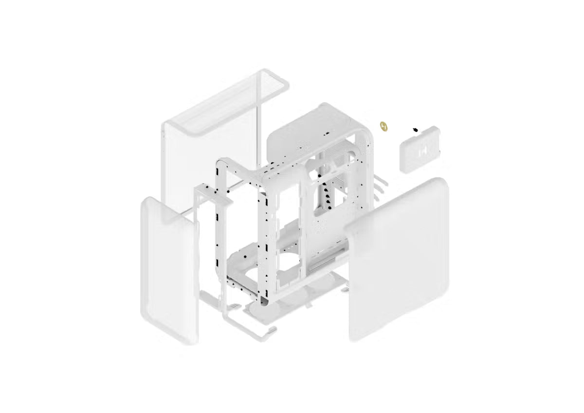 Gabinete Hyte X50 AIR | ATX | Blanco