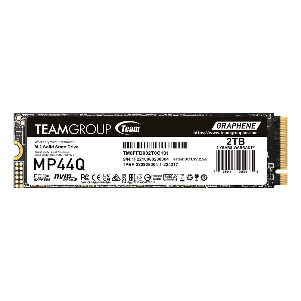 Unidad de estado Solido M.2 TEAMGROUP TEAM MP44Q 2TB NVME