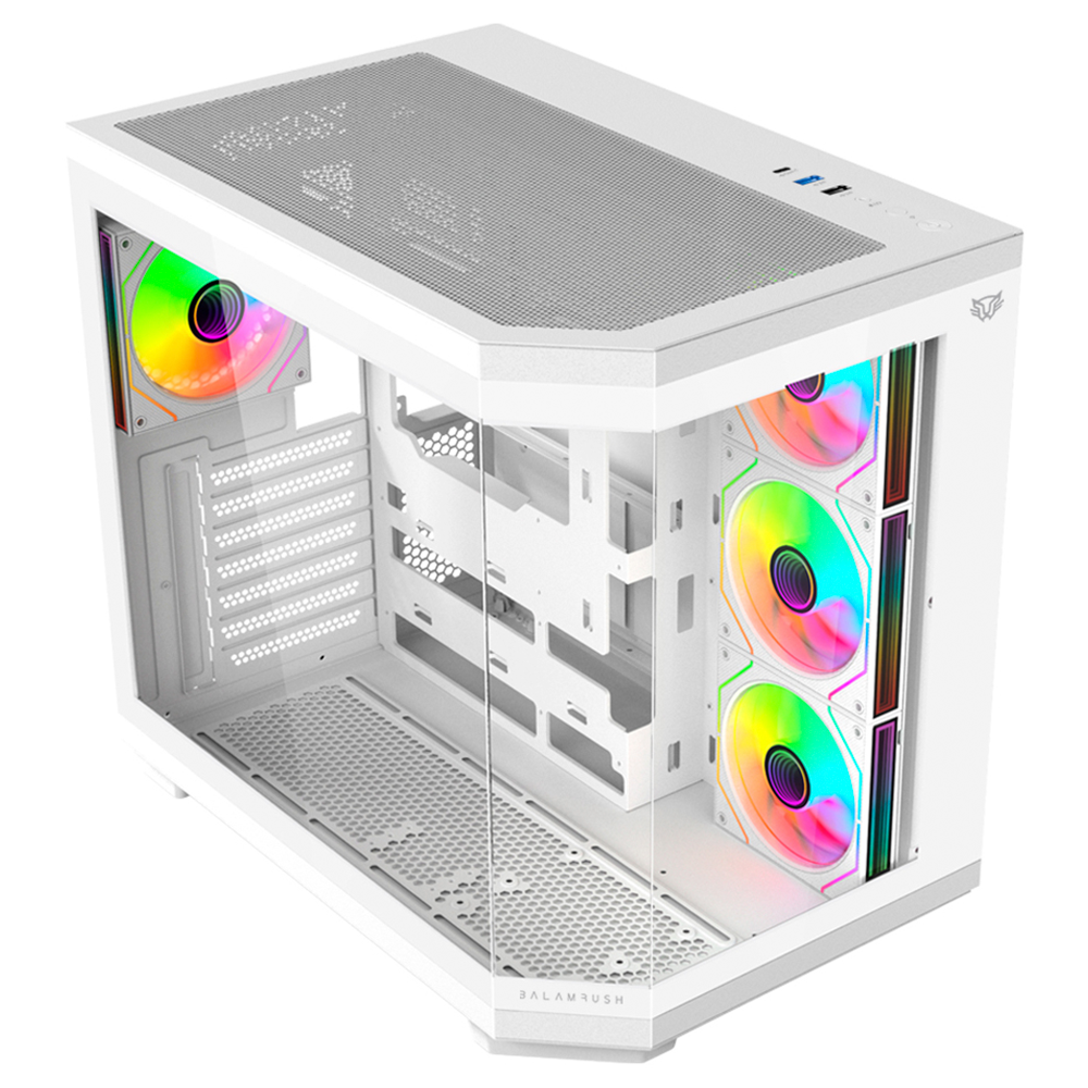 Gabinete Balam Rush Tank Master 9600TB - ATX - Blanco