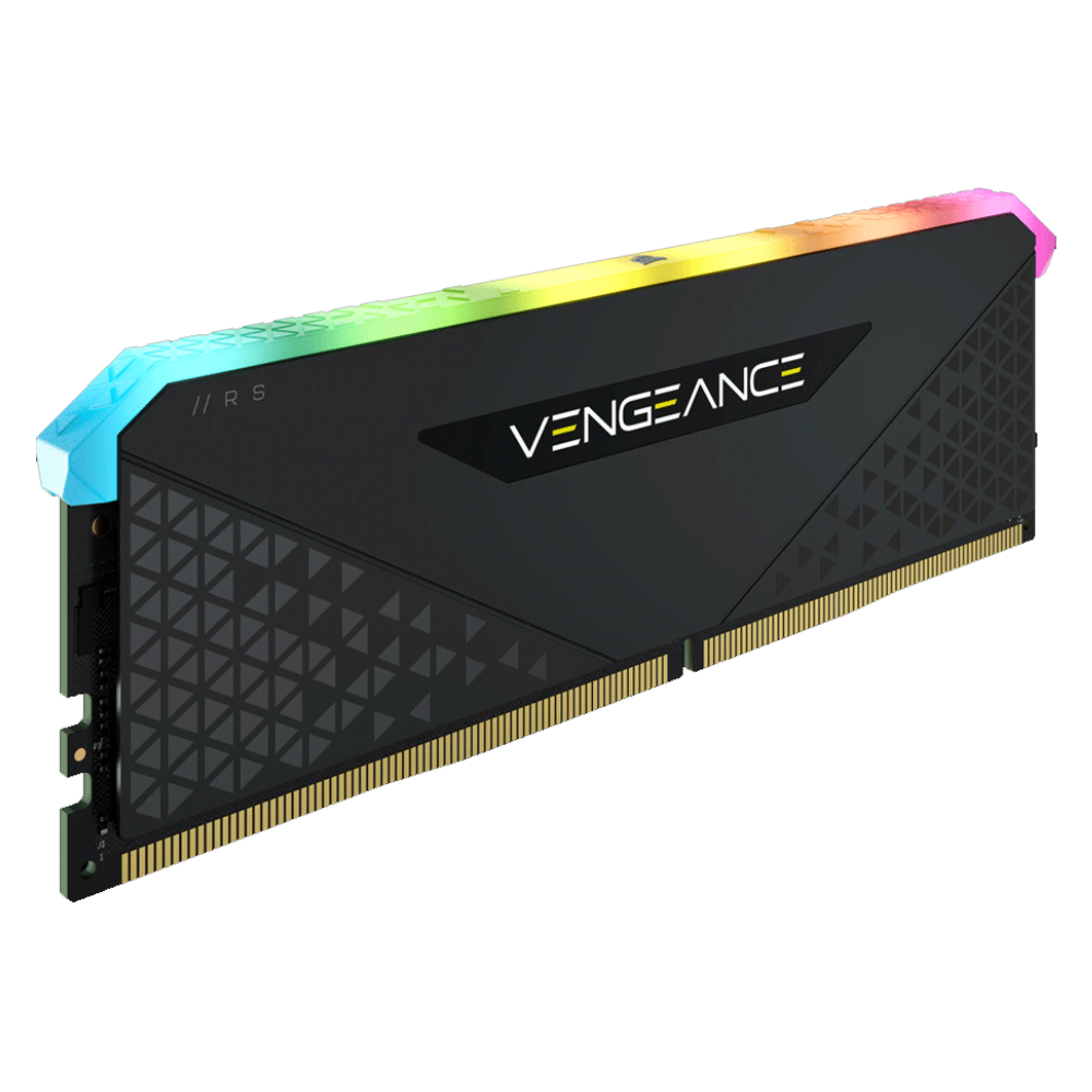 Memoria RAM Corsair Vengeance DDR4, 16GB, 3200Mhz, RGB, Negro