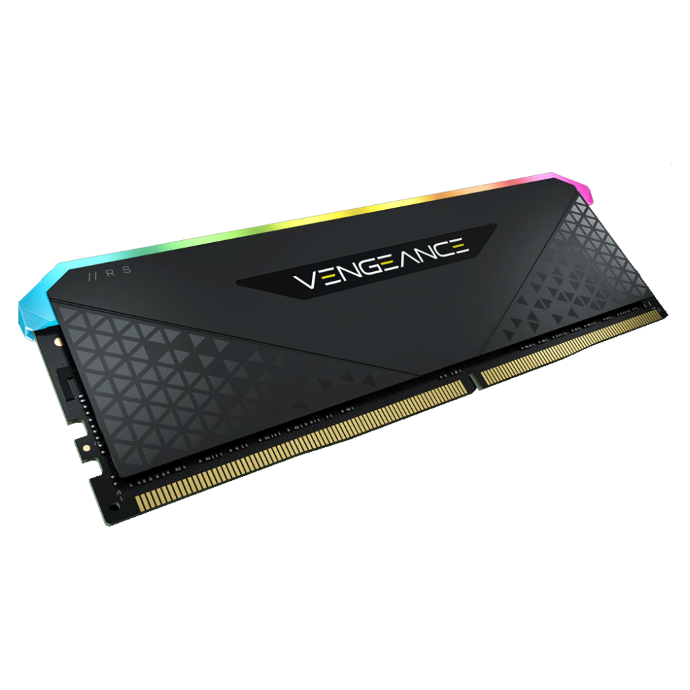 Memoria RAM Corsair Vengeance DDR4, 16GB, 3200Mhz, RGB, Negro